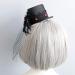 Black Veil Top Hat Hair Clip - Masquerade Halloween Accessory - Buy Online on GoSupps.com