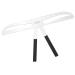 DOITOOL Eyebrow Shaping Template Eyebrow Tattoos Ruler Eyebrow Rulers Stainless Steel Portable Girl Set