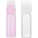 Zoylink 3 Pieces Hair Dye Bottle Set - Portable Comb Applicator with 120 ML Capacity for Easy Hair Coloring - International Shipping Available - Buy Online on GoSupps.com