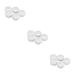 Cabilock 15 Pcs Fake Pumpkins Pumpkin Model Diy Pumpkin Blue Ornament Pumpkin Photography Props Foam Pumpkin for Crafts Mini Pumpkins Decor Simulation Pumpkin Prop White Foam Ball Halloween Whitex3pcs 8.8*8.5*5cmx3pcs