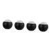 Solustre 4 pieces of hand massage ball manual massage hot cold massage foot massage device practical massage ball roller ball for the household meridian the ball roll fasciitis scrollrad fitness