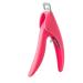 Clipper Trimmer Scissors Round Edge Finger Cutter Nail Manicure Tool Nail Clippers Professional Trimmer(Rose Red)