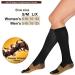 2 Pairs Copper Infused Anti-Fatigue Compression Unisex Flight Travel Socks Anti Swelling DVT Support *UK Stock* (Small/Medium) 2 Pairs (S / M) Black - Buy Online on GoSupps.com