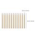 FOMIYES 50Pcs Disposable Wooden Lip & Eyeshadow Brushes | Portable Lip Makeup Applicators for Professional Use - Buy Online on GoSupps.com