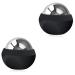 Beavorty 2st massage ball made of stainless steel foot massage device for feet massage device relax Massage device for muscle relief massage roller made of stainless steel ice massage roller Small fitness ABS ball
