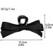 xbiez Cute Fairy Claw Clips Hairpin Y2K-Style Balletcore Headdress Bunches Accessories Bow Ribbon Cute Headdress Beige on black - Buy Online on GoSupps.com