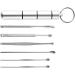 Minkissy 18PCS Stainless ANC Ear Buds and Ear Cleaner Set - Earpick Wax Removal Tool Kit with Ear Plugs - Buy Online on GoSupps.com