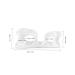Allesoky Toe Separator Corrector Orthotics - Foot Pain Relief and Alignment Tool - Buy Online on GoSupps.com