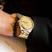 OPK Men's Diamond Stainless Steel Calendar Watch - Analog Quartz Luxury Business Luminous Waterproof Dress Wristwatch in Gold - Buy Online on GoSupps.com