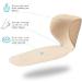 DOACT Heel Pillows - 2 Pairs Gel Inserts for Heel Pain Relief & Forefoot Support | Effective Heel Protection for Men & Women - Buy Online on GoSupps.com