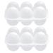 Alipis 2pcs Egg Storage Box Eggs Fridge Deviled Egg Tray Kitchen Egg Container - Trash Can