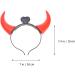 FOMIYES Halloween Headbands: Devil Horns Headband - Red Luminous Devil Horns Hairband LED Light Halloween Costume for Women Men Girls Halloween Party Cosplay Supplies - Buy Online on GoSupps.com