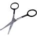Nose Hair Scissors with Rounded Tip - Perfect for Trimming Facial, Ear, and Eyebrow Hair | Black - Buy Online on GoSupps.com