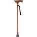 Canes Imitate Wooden Walking Stick Adjustable Walking Stick with LED Light Aluminum Alloy Light and Durable Multifunctional Senior Crutches Prosperous