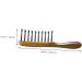 Ipetboom Scalp Massage Comb Wooden Pick Anti-static Head Massage Comb Hair Pick Root Comb Scalp Comb Wooden Hair Comb Wooden Massage Comb Comfortable Massage Comb Wide Comb for Curly Hair - Buy Online on GoSupps.com