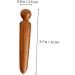 Buy BUIFULSIC 3-in-1 Foot Massager | Reflexology Acupressure Tool | Deep Tissue Thai Massage Roller Red Pear Wood - Buy Online on GoSupps.com