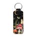 ZPINXIGN Chapstick Keychain Holder Lip Balm Holder Makeup Travel Accessories Mushroom Moon