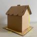 Gingerbread House Kit w/Scalloped Roof (Cardboard) Small Size - Pack of 5 - Buy Online on GoSupps.com