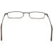 Metal Frame Portable Spring Hinge Reading Glasses Brown +2.5 | Stylish & Comfortable Readers for Every Occasion - Buy Online on GoSupps.com