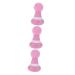 Fomiyes 3 sentences mini massage device Comfortable body massage gauge muscle massage device percussion-muscle massage device Massage device for at home fitness small bag pink household pebbles