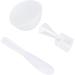 Face Bowl Set Washable Evenly Apply Face Mixing Bowl Set Measuring Spoon Silicone Skin Friendly for Clay for Home Use - Buy Online on GoSupps.com