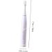 Buy Milisten Travel Electric Toothbrush - 6 Modes USB Rechargeable Timer 4 Brush Heads - Best Oral Cleaning Tool (White - Buy Online on GoSupps.com