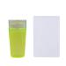 One-piece transparent silicone stamp with scrapers for nail art gel stamps nail art stamps for manicure tools nail art stamp scraper for DIY nail decoration yellow