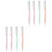 FOMIYES 8 Sets Eyebrow Remover Portable Eyebrow Trimmer Eyebrow Makeup Tool Kit Eyebrow Razor Eyebrow Shaper
