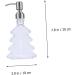 minkissy Emulsion Liquid Container Refillable Liquid Bottle Tree Shape Liquid Container Toiletries Container Lotion Pump Clear Shampoo Conditioner Lotion Bottle Soap Storage Bottle Glass - Buy Online on GoSupps.com