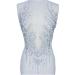 Pure Handmade Rhinestones Applique Sew on Beads Trim Patches for Wedding Dress 23x13 Inches (Silver)