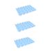 GLEAVI 3pcs Egg Cartons Deviled Egg Platter Fridge Egg Dispenser Egg Holder Storage Box Egg Tray Wheat