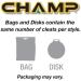 Champ 3/16" Steel Pyramid Spikes - Buy Online on GoSupps.com