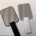 Handheld Cosmetic Mirror Barbers Beauty Hair Hairdressers Professional Barbers Mirror Black - Buy Online on GoSupps.com