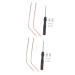 Abaodam 2 pairs of glasses accessories about glasses sunglasses glasses pads glasses spectacle spectacle sung linen brass brackets made of metal brass brackets made of metal metal diy temple parts glasses plate end