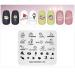 Nail Stamping Plate Fashion Food Fruit Summer Cake Fish Ice Cream Theme Multi-Pattern Stamp Print Image Stamp Template Nail Art for Nail Design 6#