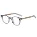 Large HD Eyewear Computer Readers Blue Light Blocking Reading Glasses Anti Eye Strain Flat Light Mirror +350 Gray
