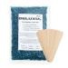 DELUXUS Waxing Beads 500g Hard Wax Beads Brazilian Bikini Wax with 10 Applicators Wax Beads for Face Upper Lip Legs Armpit Eye Brow for Fine Hair Removal. (Jasmine)