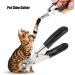 FDIT PET Nail Scissors for Dogs & Cats - Claw Clamps & Cutting Tool for Pet Grooming (Black) - Buy Online on GoSupps.com