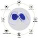 Gel Heel Cups for Plantar Fasciitis & Heel Spur Pain Relief | 3 Pairs Silicone Cups for Achilles Support | Size 40-45 Blue - Buy Online on GoSupps.com