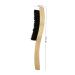 Shop Minkissy Beard Brush for Men - Wooden Mustache Styling Tool | 17x3cm | Perfect for Beard Balm & Stubble Care - Buy Online on GoSupps.com