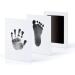 Non-Toxic Baby Footprints & Handprint Inkless Kit | Safe Souvenir for Newborns & Pets | Black Ink | 0-6 Months - Buy Online on GoSupps.com