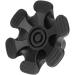 Quantum Leap 19mm Non-Slip Self Standing Quad Cane Tip - 6 Point Replacement Tip for 3/4 Inch Walking Canes - Black - Buy Online on GoSupps.com
