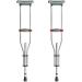 Crutches for Adults Underarm Underarm Crutches for Adjustable Crutches Crutches Squats Non- Slip Lightweight disableedical fractures Crutches Old People Walking Sticks Elderly crut Lucky Star