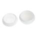 PLAFOPE Box Powder Box Empty Powder Make up Powder Puff Fluffy Puff Case Powder Compact Jar Plastic Pp White