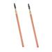 AUTSUPPL 2pcs Double Ended Eyebrow Pencil with Brush Makeup Pencils Eye Brow Pen Dual Brow Pencil Brush Wood