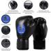 Marwan Sports Kids Sun-Resistant Punching Bag Set | Inflatable Freestanding Boxing Bag with Gloves | Ages 3-12 | Blue/Black - Buy Online on GoSupps.com