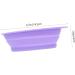 Housoutil Cleaning Pad Silicon Brush Cleaner Cosmetics Brush Scrubber Makeup Cleaning Mat Cosmetic Brush Cleaner Pad Makeup Scrubber Bowl Silica Gel Purple Cleaning Brush Make up 14.5x11cm Purple - Buy Online on GoSupps.com