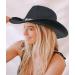 Classic Roll Up Fedora Cowboy Hat with Buckle Belt - Black Medium (22.4-22.8 inches) - Buy Online on GoSupps.com