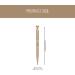 Fomiyes Relaxing Deep Salon Acupuncture Pencil Set - Professional Handheld Massage Tools Golden Earplugs & Facial Reflex Zone Therapy - 4PCS - Buy Online on GoSupps.com