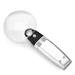 Magnifying Glass 20X Magnification Reading Aids Magnifying Glass for Part of Vision or Anymagnifier/Silver Comfortable Anniversary